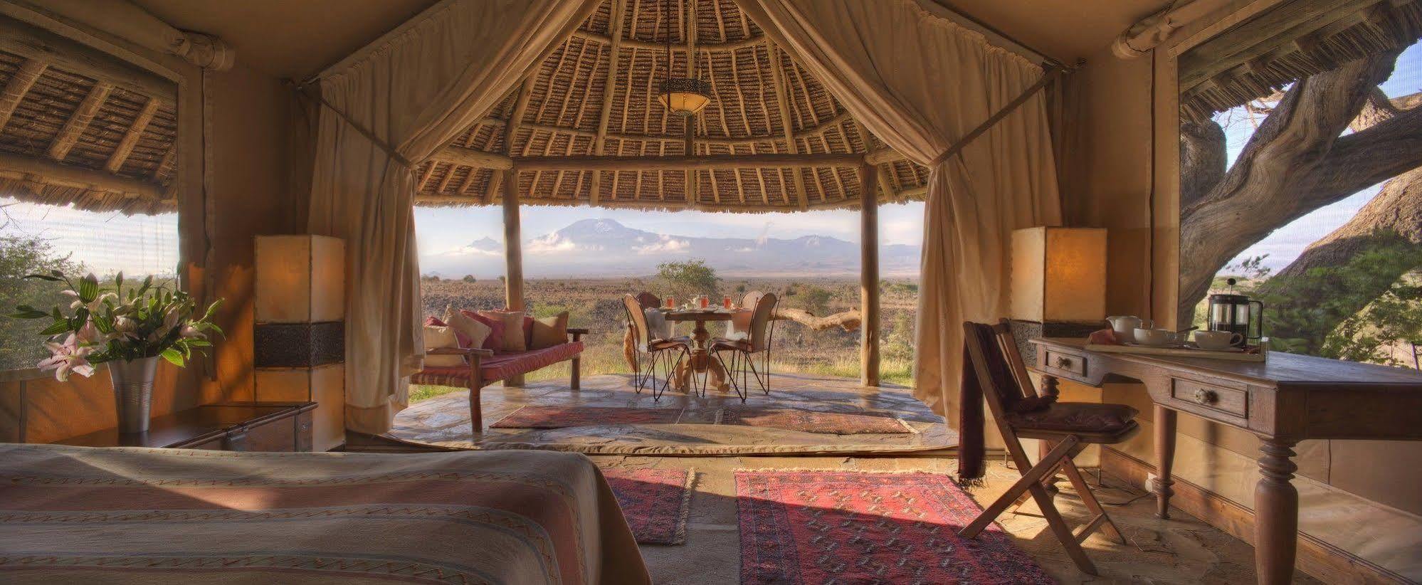 Elewana Tortilis Camp Hotel Amboseli Bagian luar foto